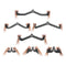 LAT Pulldown Attachments 7 Set Cable Machine T-bar V-bar Tricep