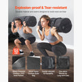 Workout Sandbag, Heavy Duty Workout Power Bags with Handles, 23-56 kg Adjustable Slam Bag for Fitness Strength Weight Training Cross-Training, Home Gym Exercise, Black (Unfilled)