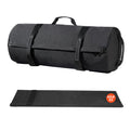 Workout Sandbag, Heavy Duty Workout Power Bags with Handles, 23-56 kg Adjustable Slam Bag for Fitness Strength Weight Training Cross-Training, Home Gym Exercise, Black (Unfilled)