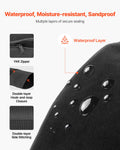 Workout Sandbag 23-56kg Adjustable Heavy Duty Power Bag Black