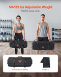 Workout Sandbag 23-56kg Adjustable Heavy Duty Power Bag Black
