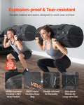 Workout Sandbag 56-90kg Adjustable Heavy Duty Slam Bag Black