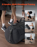 Workout Sandbag 56-90kg Adjustable Heavy Duty Slam Bag Black