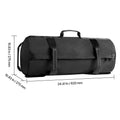 Workout Sandbag, Heavy Duty Workout Power Bags with Handles, 11-34 kg Adjustable Slam Bag for Fitness Strength Weight Training Cross-Training, Home Gym Exercise, Black (Unfilled)