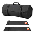 Workout Sandbag, Heavy Duty Workout Power Bags with Handles, 11-34 kg Adjustable Slam Bag for Fitness Strength Weight Training Cross-Training, Home Gym Exercise, Black (Unfilled)