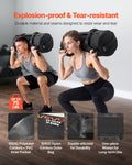 Workout Sandbag 11-34kg Adjustable Heavy Duty Power Bag Black