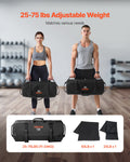 Workout Sandbag 11-34kg Adjustable Heavy Duty Power Bag Black