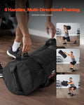 Workout Sandbag 11-34kg Adjustable Heavy Duty Power Bag Black