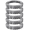 Razor Wire Barbed 246ft 5 Rolls Galvanized Fence Garden