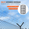 Razor Wire Barbed 246ft 5 Rolls Galvanized Fence Garden
