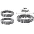 Razor Wires, 98 ft Razor Barbed Wire, 2 Rolls Razor Wire Fencing Razor Fence, Double Spiral Razor Ribbon Barbed Wire Galvanized Razor Wire Fence, Rolls Razor for Garden
