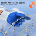 Razor Wire 2 Rolls 98ft Double Spiral Galvanized Barbed Fencing