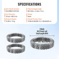 Razor Wire 2 Rolls 98ft Double Spiral Galvanized Barbed Fencing