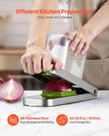 Vegetable Chopper 3 Blade Stainless Steel Onion Slicer Dicer