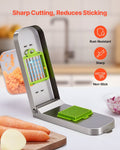 Vegetable Chopper 3 Blade Stainless Steel Onion Slicer Dicer