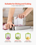 Vegetable Chopper 3 Blade Stainless Steel Onion Slicer Dicer