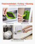 Vegetable Chopper 3 Blade Stainless Steel Onion Slicer Dicer