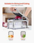 Vegetable Chopper Mandoline Slicer 9 Blades Cheese Grater Container