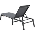 VEVOR Outdoor Chaise Lounge Chair 5-Position Adjustable 2 Pack