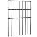 No Dig Garden Fence 44cm x 33cm Animal Barrier 28 Pack Metal