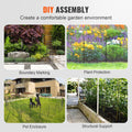 Garden Fence, No Dig Fence 61 x 33 cm Animal Barrier Fence, Underground Decorative Garden Fencing with 5.08 cm Spike Spacing, Metal Dog Fence for the Yard and Outdoor Patio, 28 Pack