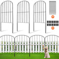Garden Fence, No Dig Fence 61 x 33 cm Animal Barrier Fence, Underground Decorative Garden Fencing with 5.08 cm Spike Spacing, Metal Dog Fence for the Yard and Outdoor Patio, 28 Pack