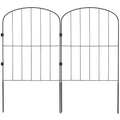 Garden Fence, No Dig Fence 61 x 33 cm Animal Barrier Fence, Underground Decorative Garden Fencing with 5.08 cm Spike Spacing, Metal Dog Fence for the Yard and Outdoor Patio, 28 Pack