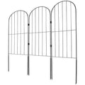 Garden Fence No Dig 61x33cm Metal Dog Barrier 28 Pack