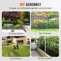 Garden Fence No Dig 61x33cm Metal Dog Barrier 28 Pack
