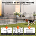 Animal Barrier Fence 75x93cm Metal Dog Fence 5 Pack Underground