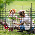 Animal Barrier Fence 75x93cm Metal Dog Fence 5 Pack Underground