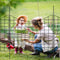 Animal Barrier Fence 75x93cm Metal Dog Fence 5 Pack Underground