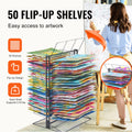 Art Drying Rack 50 Shelf Painting Classroom Storage Shelves