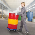 55 Gallon Drum Dolly 2000kg 4 Wheel Barrel Cart Caddy