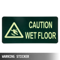 6x Yellow Wet Floor Safety Cones 66cm Bilingual Caution Signs Indoor Outdoor