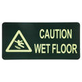 6x Yellow Wet Floor Safety Cones 66cm Bilingual Caution Signs Indoor Outdoor