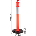 6x Traffic Delineator Posts 44