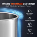 5 Gallon Vacuum Chamber Stainless Steel Resin Degassing