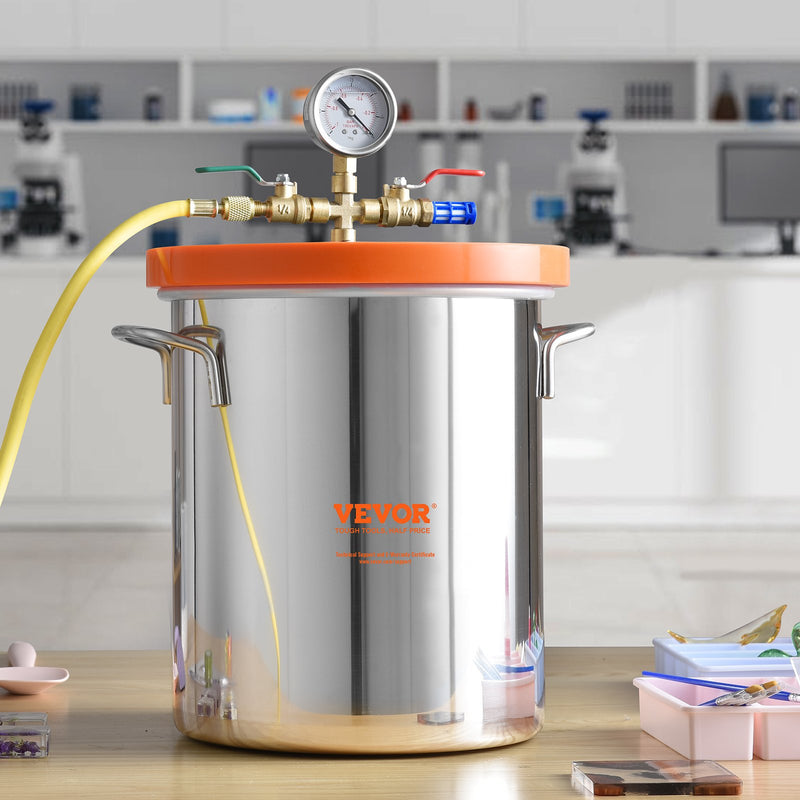 5 Gallon Vacuum Chamber Stainless Steel Resin Degassing