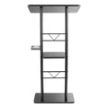 Podium Stand 1180mm Metal Lectern Curved Open Storage Book Stopper