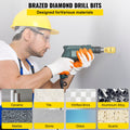 Diamond Hole Saw Kit 4PC 15/25/35/50mm Tile Ceramic Marble