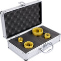 Diamond Hole Saw Kit 4PC 15/25/35/50mm Tile Ceramic Marble