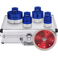 Diamond Hole Saw Kit 4PCS 35/40/50/68mm Tile Ceramic Marble