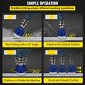 Diamond Hole Saw Kit 4PCS 35/40/50/68mm Tile Ceramic Marble