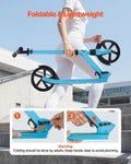 Kick Scooter 2-Wheel Foldable Adjustable Height 99.8kg Blue Black
