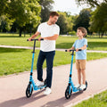 Kick Scooter 2-Wheel Foldable Adjustable Height 99.8kg Blue Black