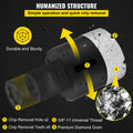 Diamond Hole Saw Kit 6PC 15-68mm Tile Ceramic Marble Vacuum Brazed