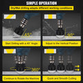 Diamond Hole Saw Kit 6PC 15-68mm Tile Ceramic Marble Vacuum Brazed