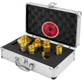 Diamond Hole Saw Kit 7pcs 15-68mm Tile Ceramic Marble Vacuum Brazed
