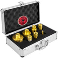 Diamond Hole Saw Kit 7pcs 15-68mm Tile Ceramic Marble Vacuum Brazed